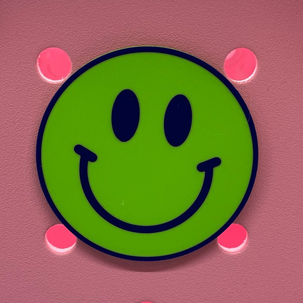 Smile Bogg Bit-Smiley Face Bogg Bit-Retro Bogg Bit